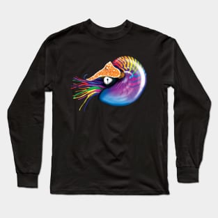 Rainbow Nautilus Long Sleeve T-Shirt